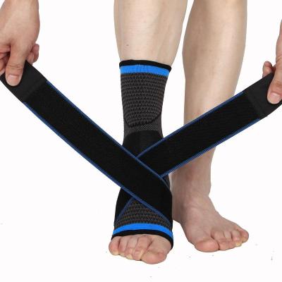 China Adjustable Elasticity Comfortable Breathable Adjustable Elastic Ankle Brace Ankle Support for sale