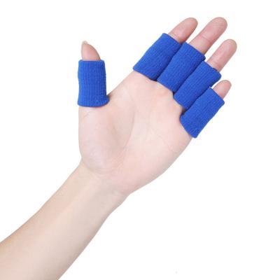 China Breathable Elasticity Sports Finger Brace Basketball Volleyball Volleyball Finger Protector Elastic Finger Support for sale