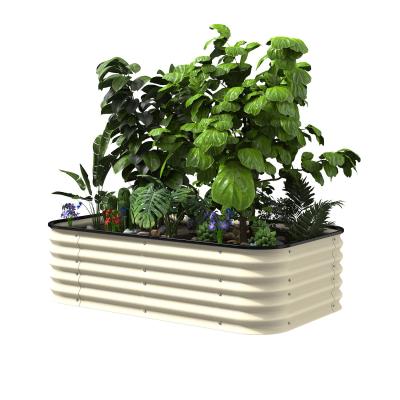 Cina 5*3.5*1.5 Ft Kit di letto da giardino modulare in metallo per verdure senza fondo in vendita