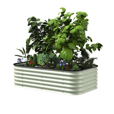 Cina Piantatore di letto da giardino di metallo ovale robusto 5*3.5*1.5 Ft resistente all' ruggine in vendita