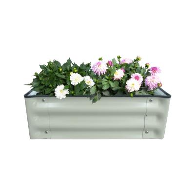 China Light Green Large Galvanized Raised Garden Beds 2*2*0.3Ft Eco Friendly for sale