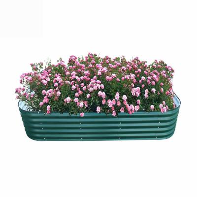 China Anticorrosion Galvanised Steel Raised Garden Beds Kits 6.4*3.4*1.4 FT for sale