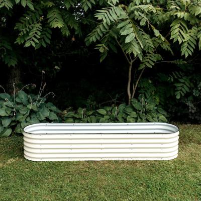 China 7.9x2x1.4Ft Galvanized Steel Raised Flower Beds Weather Resistance for sale