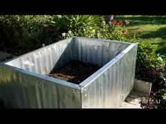 Oval Galvanized Raised Garden Bed Kit