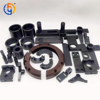 China Precision Cnc machining parts for Peek/pvc/abs/pom/nylon/acr met deburring proces Te koop