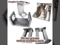 Silver Aluminium CNC Machining Parts with ±0.001mm Tolerance Custom Design