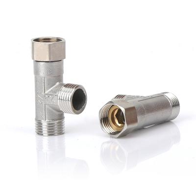 China 1/2 201 304 Stainless Steel Pipe Fitting SUS Male-Female Threads Equal Tee Diversion Water Piping Universal Pipe Tee Fitting for sale