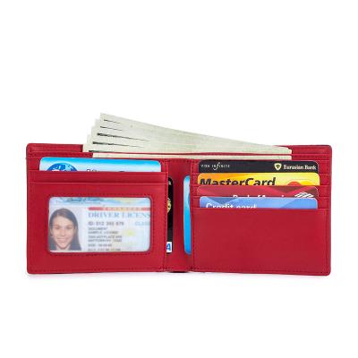 China Western RFID Carbon Fiber Wallet Microfiber Leather RFID Blocking Waterproof Card Holder Wallet for sale