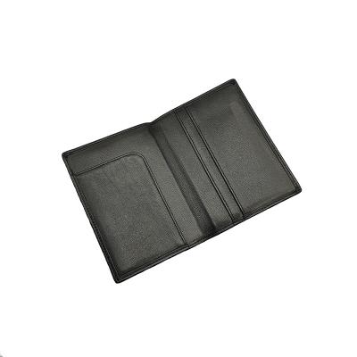 China Fashion Customized Logo Genuine Soft Leather Rfid Blocking Travel Passport Holder for sale