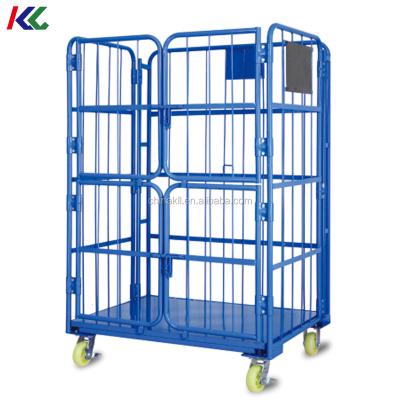 China Zinc Plate Finish Order Lower Price Easy Folding Storage Cage for sale