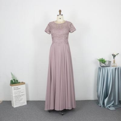 China Anti-wrinkle Chiffon hot embroidery big burst mother of the bride dresses wear dresses for wedding for sale