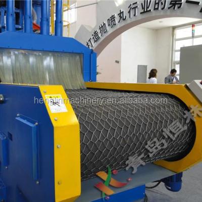 China Critical Cleaning/High Quality Residue Free Automatic Wire Mesh Belt Shot Blasting Machine /wheelabrator from China for sale