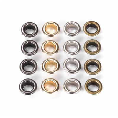 China Viable Wholesale High Quality Custom Made Bag Accessories Hardware D-Ring Shoe Hat Metal Eyelet Gold Plating For Bag for sale