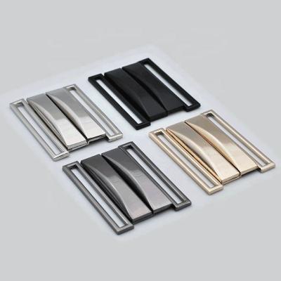 China Fashion New Arrival Sustainable Lighter Two Joint Metal Belt Buckles For Women Garment for sale