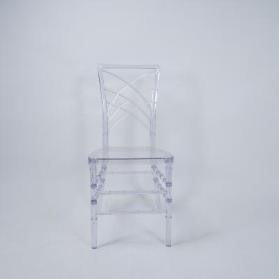 China Wholesale Wedding Transparent Clear Acrylic Chairs Commercial Hotel Furniture for sale