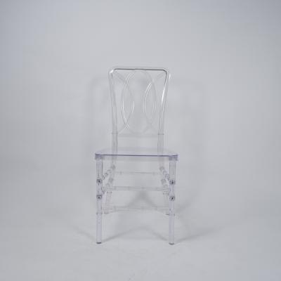 中国 Transparent Acrylic High Chair Acrylic Party Chairs For Hotel Banquet Restaurant 販売のため