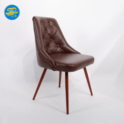 中国 Copper Color Dining Chair Stackable Banquet Chair With Modern Metal For Hotel Banquet Restaurant 販売のため