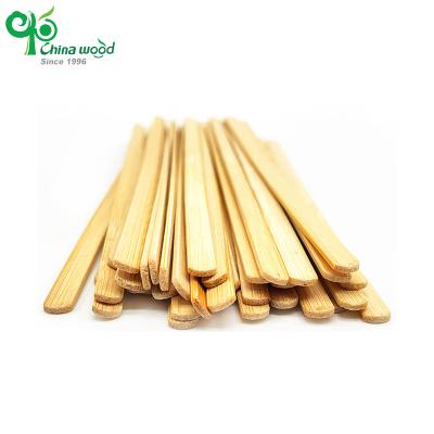 China Viable Single Wrapped Tableware Renewable Resource Espresso Coffee Disposable Round Key Sticks for sale