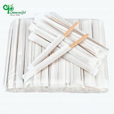 China Yada Factory Price Birch Wooden Coffee Stirrer Single Viable Stir Stick Wooden Coffee Stirrer Stick for sale