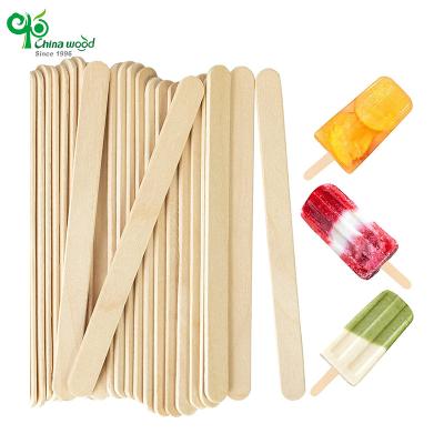 China Yada Food Grade Disposable Wooden Ice Cream Stick Craft Sustainable Custom Popsicle Sticks Wooden Ice Cream Stick Craft Art Work for sale