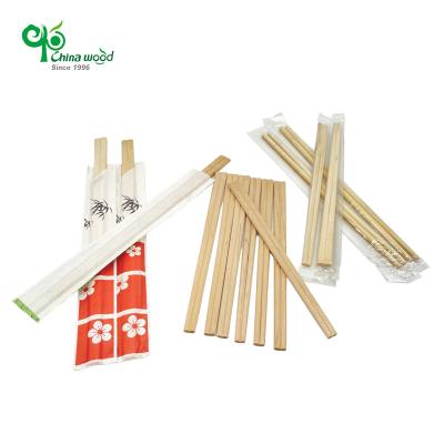 China Factory Price Wholesale Disposable Bulk Disposable Round Bamboo Chopsticks Manufacturers Chinese Custom for sale