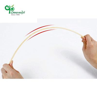 China Outdoor barbecue disposable easily cleaned natural food grade buy bamboo birch round stick skewer barbecue bamboo skewer for sale