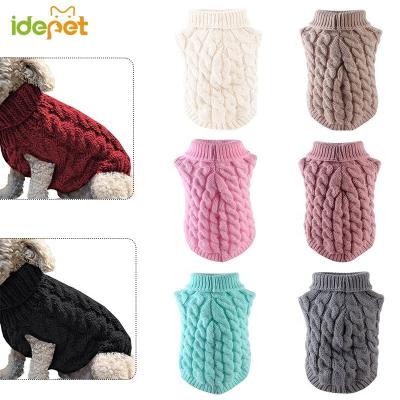 China Viable Factory Direct Puppy Clothes Pet Cat Sweater Solid Color Coat Jacket For Kitten Fashion Pet Supplies Clothes For Dogs for sale