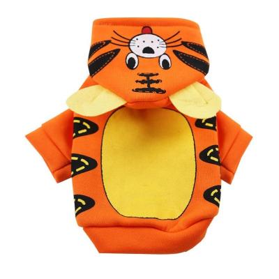 China New Viable Cartoon Pet Clothes Dog Hoodie Cat Coat Jacket Winter Warm For Small Dog Halloween Costume Festival Costume Equipment Pet Supplier for sale