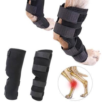 China Pet Supplies High Quality Breathable Breathable Postoperative Knee Pads Recovery Strap Leg Brace for Dog Protect Pet Joint Accessories for sale