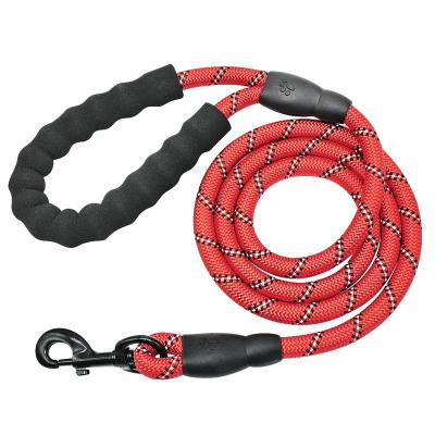 China Thoughtful Strong Pet Viable Leash Dog Leash 1.5M Long With Comfortable Padded Handle Training Durable Durable Nylon Rope Leashes for sale