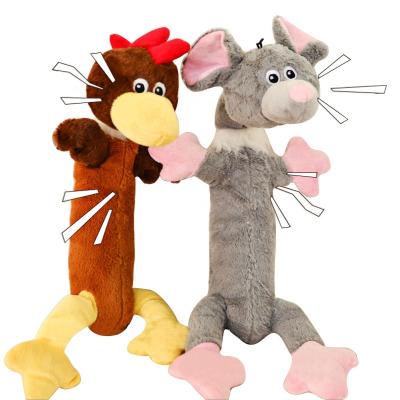 China Long Plush Dog Turkey Mouse Viable Toy 65cm Toy Small Medium Large Dogs Chewing Interactive Toy Factory Direct Supply for sale