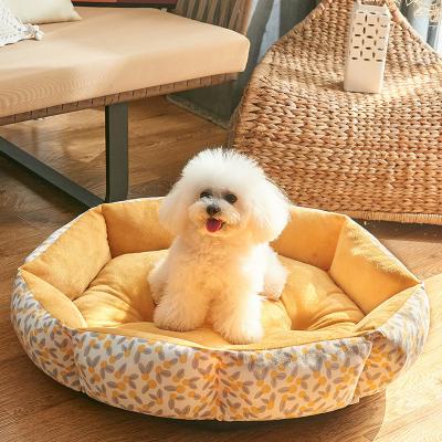 China Wholesale Mechanical Nest Ultra Soft Washable Pet Wash Cotton Comfortable Dog Bed for Small, Medium Dogs for sale