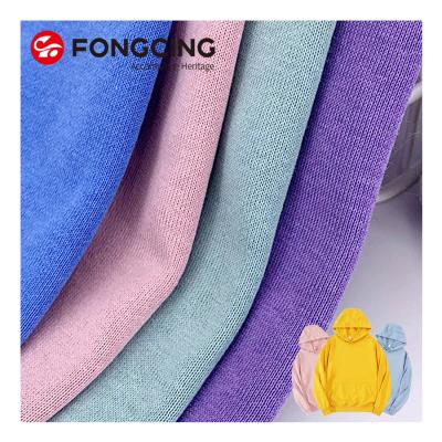 China Anti Pill Double Sided Warm Sandwich High Quality Cotton Nylon Elastic Double Faced Knitting Fabric Factory for sale