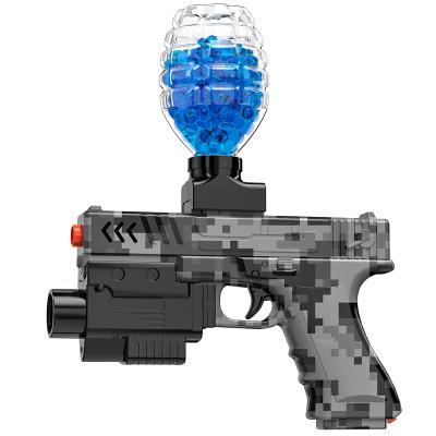 China Full automatic water game 2023 summer glock hydrogel gun gel gun metal gun glock 19 air pistols traumaticas 9mm funny gun hydro gel for sale