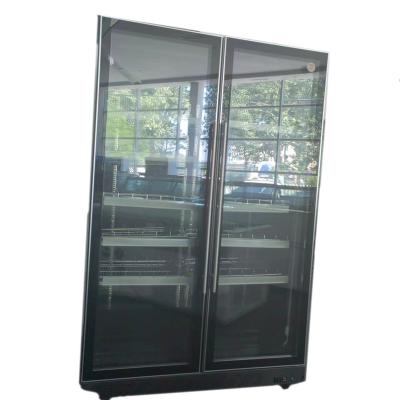 China Single-Temperature JJ-1200  Double door  Custom convenience store equipment bar large capacity beer freezer commercial beverage refrigeration cabin for sale