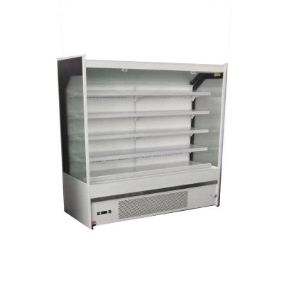 China Single-Temperature Air curtain cabinet vegetable cabinet refrigerated display cabinet curtain air cooling Free spare parts 1 year warranty for sale