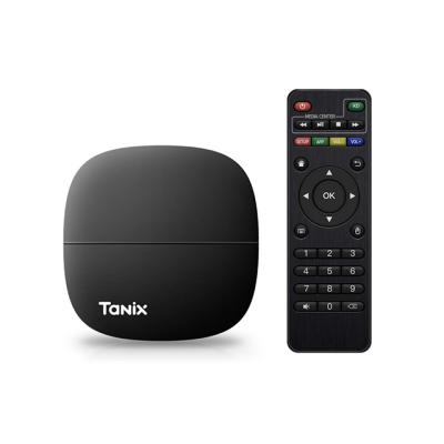 China Multi-Language Spanish Android TV Box H1 Quad Core Smart TV Box 64-bit 4K H1 for sale