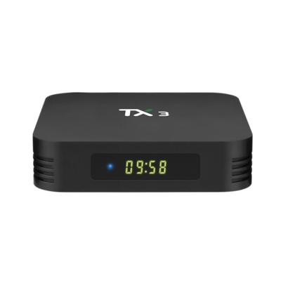 China OEM/ODM TV box TX3 TANIX TV box Android9.0 s905x3 2.4G wifi 4k android media player with widevine DRM L1 for sale