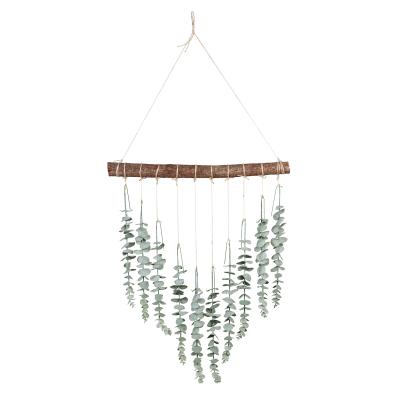 China Artificial Rustic Wall Hanging DIY Eucalyptus Greenery Leaves for Wedding Bedroom Door for sale