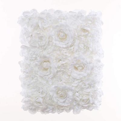 China Hot Selling Artificial Decotation Flowers Eternal Flower Panel for Wedding Party Party Wall Decor for sale