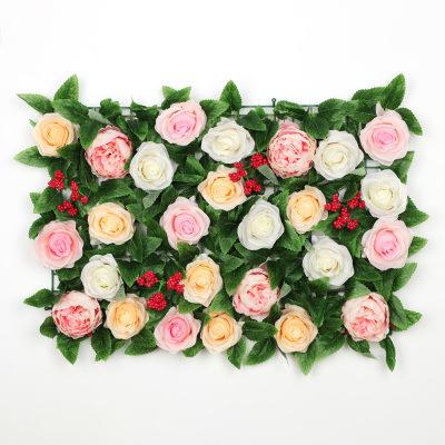 China 40*60cm 3D Bohemian Artificial Silk Rose Flowers for Wedding Backdrop, Bridal Shower for sale