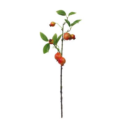 China Greenery Plants Bohemian REALISTIC LOOKING Twig Picks Artificial Pomegranate Branches For Home Decor for sale