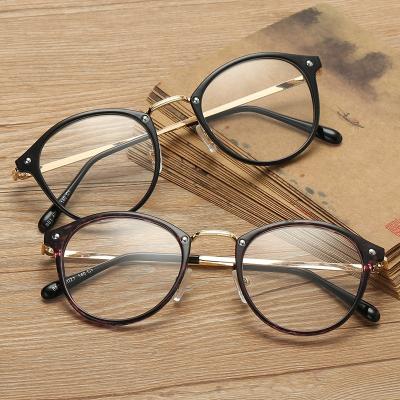 China Fashion optical sights glass factory wholesale myopic metal new sight spectacle optical glasses for sale