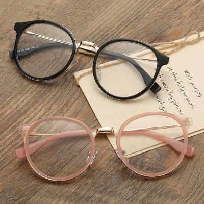 China For Reading Glasses Aoron Fancy Eyewear Frames Glasses Optical Frame Round Retro Fashion Reading Glasses 883 for sale