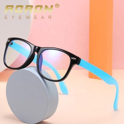 China Kids Anti Blue Light Blocking Glasses High Quality Protect Eye Children Tr90 Metal Eyesight Kids Reading Glass Comfortable Blue Light Anti Blocking Optical Glasses for sale