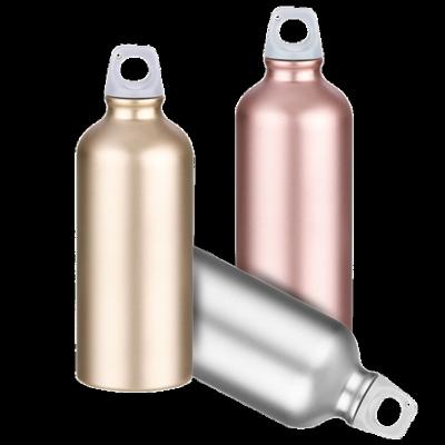 China Sensi Water Bottle 600ml Sustainable Top Selling Rose Gold Water Bottle Metal Portable Water Bottles for sale