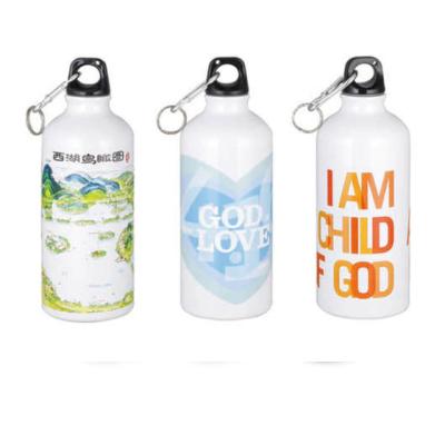 China Coated Promotional Aluminum Water Bottles 600ml Bicycle Water Bottle for sale