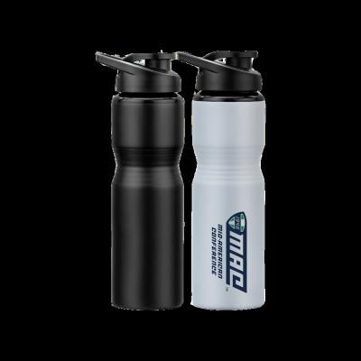 China Sustainable Sensi Designs 850ml Aluminum Drink Water Bottle Sports Water Bottles With Flip Top Lid for sale