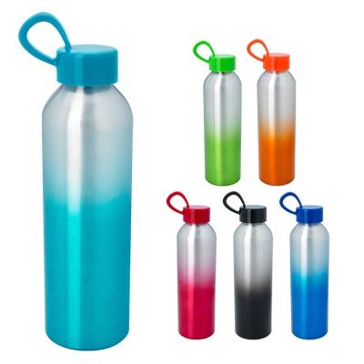 China Sustainable Promotional Metal Sports Bottle Custom Logo Water Bottle Aluminum BPA Free for sale