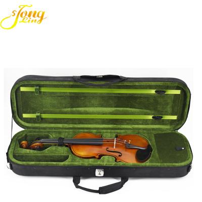 China Flawless Wholesale Professional Violin Flamed Violin 4/4 Hand Made Violin for sale